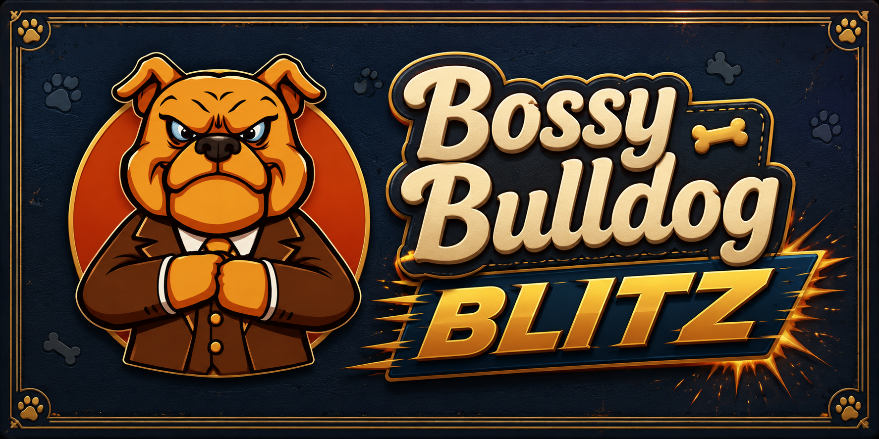 Bossy Bulldog Blitz game artwork